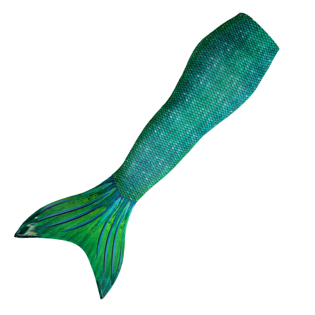 Siren Green Mermaid Tail Skin clothing for kids, girls, teens, and women: JS - Misses 4 - 6