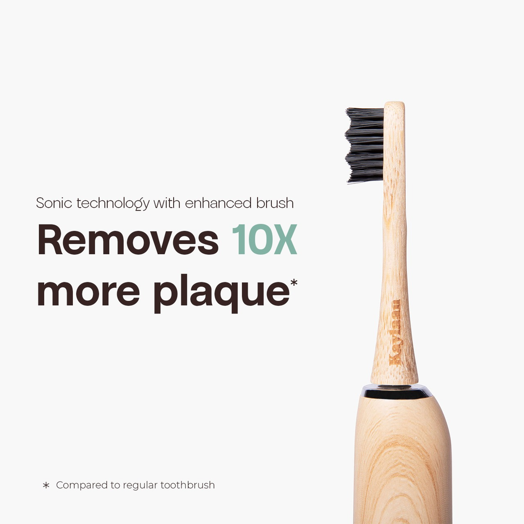 Electric Bamboo Toothbrush| Compostable Head