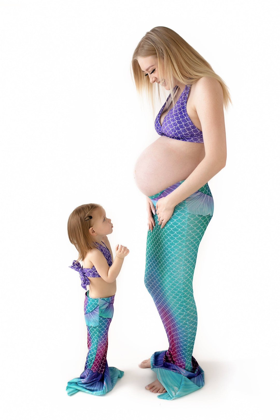 Mermaid Magic Tail Skin clothing for kids, girls, teens, and women: M - Child 6/7